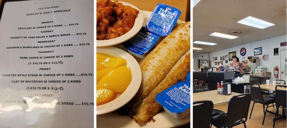 Dudley's Family Style Restaurant Menu