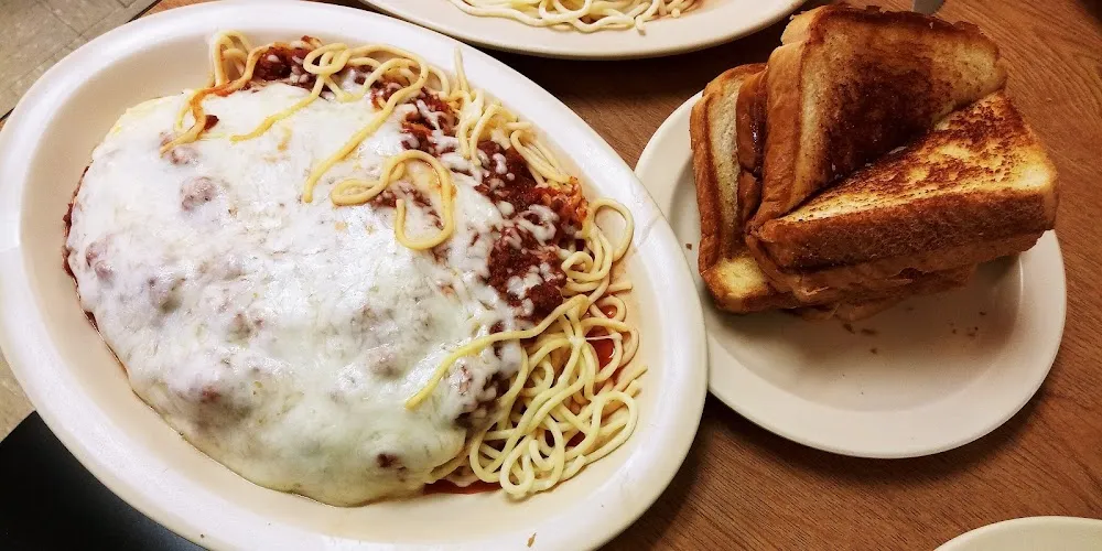 Baked Spaghetti with Meat Sauce