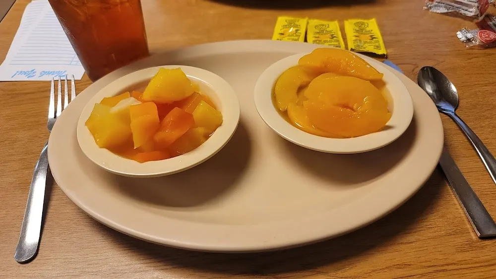 Tropical Fruit & Sliced Peaches